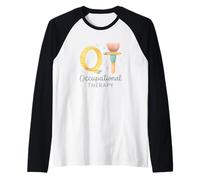 Occupational Therapy Watercolor OT Tools Graphic Maglia con Maniche Raglan