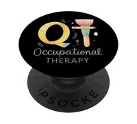 Occupational Therapy Watercolor OT Tools Graphic PopSockets PopGrip Adesivo