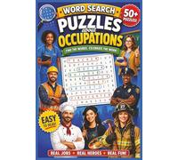 Occupations Word Search Puzzle Book: Word Searches for Easy to Read Print about Occupations, Doctors, Nurses, Teachers and More | 6 x 9 inches, 110 ... Gifts for Vacations, Holidays and Free Times
