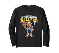 Occupato Raising Ballers Basket Mamma Maglia a Manica