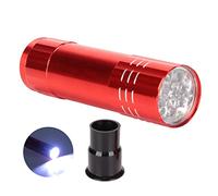 Occupiedpet LED Egg Candler, portatile Tester With Detachable Cone, For Chicken, Duck And Bird Incubation Observation (Red)