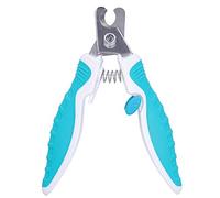 Occupiedpet Pet Nail Clippers for Dogs Cats, Stainless Steel Curved Blade Trimmer with Safety Lock and Soft Grip Handle, 5.1x1.8x0.8 Inch