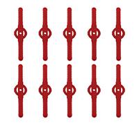 Occupiedpet Testina di ricambio in plastica per decespugliatore, 10 pezzi, lunghezza 14 cm, apertura 0,5 cm, 0,0 kg, per decespugliatore da giardino a batteria