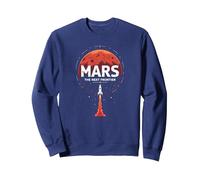 Occupy Mars: la prossima esplorazione Spaziale di frontiera Felpa, Unisex per Adulti, Navy, XL