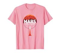 Occupy Mars: la prossima esplorazione Spaziale di frontiera Maglietta, Uomo, Rosa, 3XL