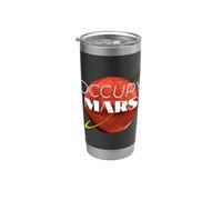 Occupy Mars Marte esplorazione spazio razzo nave spaziale Bicchiere termico in acciaio inox doppia parete
