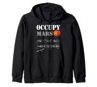Occupy Mars - Progetto di Razzo Bambini della Donna dell'uomo Felpa con Cappuccio
