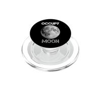 Occupy Moon, Not Mars - Missione Lunare Scienza e Tecnologia PopSockets PopGrip per MagSafe