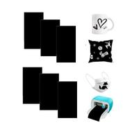 Occzin Infusible Transfer Ink Sheets per Cricut Joy 6 pezzi/set di pellicole Infusible Ink, 11,5 x 30,5 cm, carta sublimazione, foglio di inchiostro per pressa a calore per magliette fai da te, tazza,