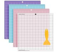 Occzin Tappetino da taglio per Silhouette Cameo 4/3/2/1, 4 pezzi di ricambio per tappetino da taglio standard, Lightgrip, Stronggrip FrabricGrip autoadesivo antiscivolo per cucire quilting &
