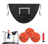 Occzin Trampolino da basket, mini cestino da basket universale per bambini, per esterni e interni, accessori per giochi e giocattoli, per bambini