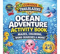 Ocean Activity Book for Kids: Mazes, coloring, Word Search & More!