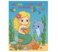Ocean Adventures: Coloring Book