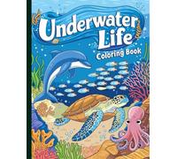 Ocean And Sea Life Coloring Book With 35 Underwater Scenes