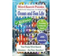 Ocean and Sea Life - Word Search Puzzles - Pocket: Screen-Free! Challenging Activity for All Ages 13+