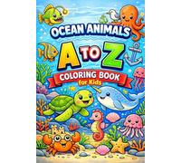 Ocean Animals A-Z Coloring Book For Kids