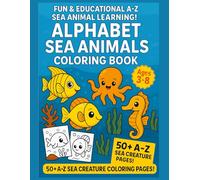 Ocean Animals ABC Coloring & Tracing Book: Fun A-Z Sea Creature Pages for Kids Ages 3-8: Learn Letters While Coloring Cute Ocean Animals • Handwriting ... & Fun Sea Creature Facts for Early Learners