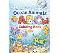 Ocean Animals ABC's Coloring Book