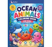 Ocean Animals Alphabet Coloring Book for Kids