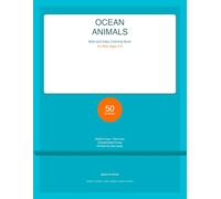 Ocean Animals Coloring Book for Kids Ages 4-8: 20 Fun and Easy Sea Creature Coloring Pages - Dolphins, Sharks, Turtles, Whales & More!