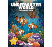 Ocean Animals Coloring Book for Kids Ages 4-8 - 50 Fun and Easy Underwater Designs With Fish Octopus Mermaids and More