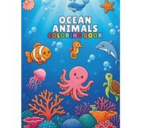 Ocean Animals: Colouring book