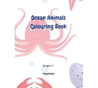 Ocean Animals Colouring & Tracing Book: A Fun Colouring Book for Ages 3-7