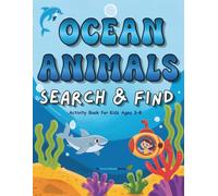 Ocean Animals Search and Find: Activity Book for Kids Ages 3-8
