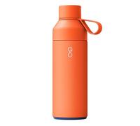 Ocean Bottle Borraccia riutilizzabile in acciaio inox ecologica da 1 l, a prova di perdite, senza BPA, 100% e lavabile in lavastoviglie, doppia parete isolante sottovuoto (arancione sole)