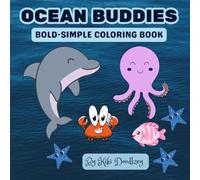 OCEAN BUDDIES: Bold-Simple Coloring Book