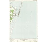 Ocean City Maryland Map Journal: Vintage Map Notebook
