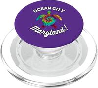 Ocean City Maryland Tie Dye Boho Tartarughe MD PopSockets PopGrip per MagSafe