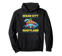 Ocean City Maryland Tropical Ananas Pool Float Oceano Felpa con Cappuccio