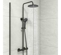 OCEAN Colonna doccia con miscelatore termostatico soffione acciaio inox 20/25 CM