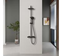 OCEAN Colonna doccia con miscelatore termostatico soffione acciaio inox 20/25 CM