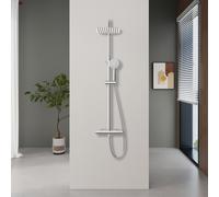 OCEAN Colonna doccia con miscelatore termostatico soffione acciaio inox 20/25 CM