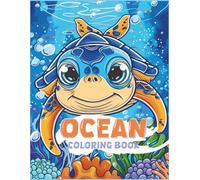 Ocean Coloring Book: Ocean Wonders - Cute Sea Creatures Coloring Book for Kids