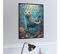 Ocean Coral Seal Puzzle 500 Pezzi Gioco Creativo Per Ragazzi Animals Plants Intelligenza Educativa Rompicapo Idea Regalo Per Figlio A Natale E Compleanno 500 PCS