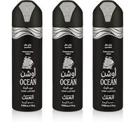 OCEAN Deodorante Spray Unisex, Profumo Arabo, 200ml, Disponibile in 1, 2, 3 Pezzi (3)