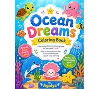Ocean Dreams Coloring Book: Water animals