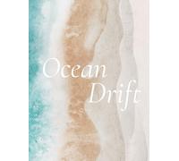 Ocean Drift: A Coastal Decorative Book with Watercolor Ocean and Sand Design for Coffee Tables and Home Décor