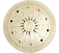 Ocean Drum Rain Disk, tamburo per la guarigione del suono con motivo sole e luna, ideale per musica spirituale e meditazione yoga, strumento musicale per alleviare la pressione