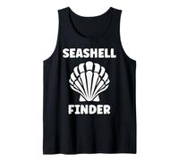 Ocean Funny Minimalist Shells Simple Quote Finder Seashell Canotta