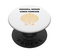 Ocean funny minimalist shells Simple quote seeker Seashell PopSockets PopGrip Adesivo