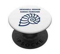 Ocean funny minimalist shells Simple quote seeker Seashell PopSockets PopGrip Adesivo
