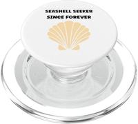 Ocean funny minimalist shells Simple quote seeker Seashell PopSockets PopGrip per MagSafe