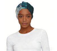 Ocean Green Wave Surf Stampa Universale Elastico Signora Foulard Cappello Moda Testa Wrap Vacanza Accessorio per Capelli