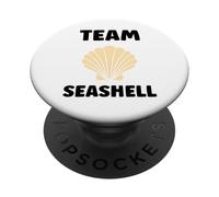 Ocean humor minimalist shells Simple team Seashell PopSockets PopGrip Adesivo