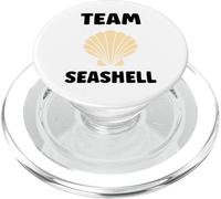 Ocean humor minimalist shells Simple team Seashell PopSockets PopGrip per MagSafe