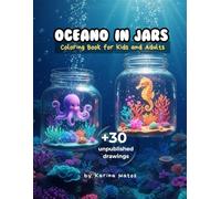 Ocean in Jars: Coloring Book for Kids and Adults